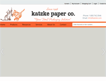 Tablet Screenshot of katzke.com